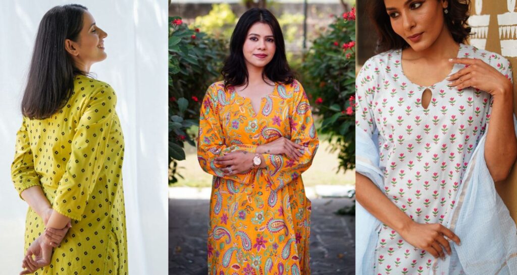 benefits of cotton kurta sets for long working days