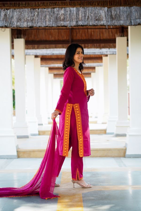 minimalist ethnic wear made from breathable cotton